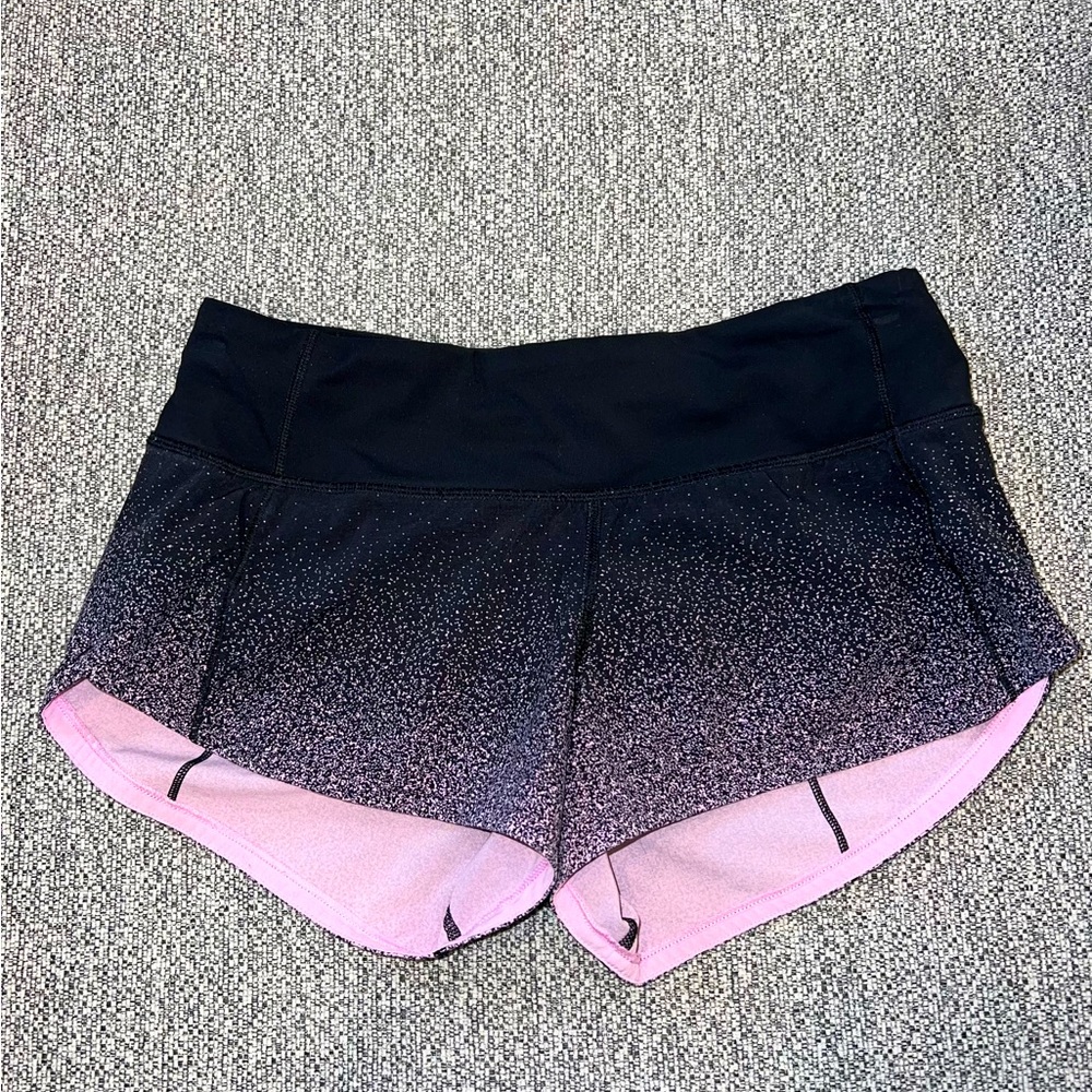 SOLD EUC Lululemon Speed Up Shorts Size 2, 2.5”